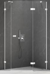 NEW TRENDY Avexa White cabină de duș 100x80 cm alb mat/sticlă transparentă EXK-3872 (EXK3872)
