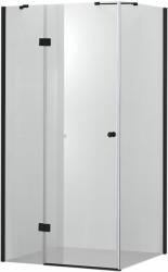 Hagser Gisa cabină de duș 80x80 cm pătrat negru mat/sticlă transparentă HGR14000020 (HGR14000020)