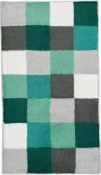 Kleine Wolke Caro covor de baie 105x60 cm dreptunghiular alb-gri-negru-verde-mix culori 5426675382 (5426675382) Covor baie