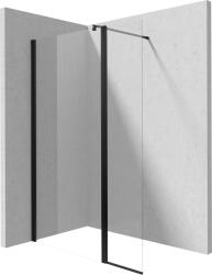 Deante Kerria Plus perete de duș 40 cm negru mat/sticla transparentă KTSXN72P (KTSXN72P)