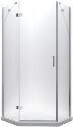 Besco Viva cabină de duș 90x90 cm crom luciu/sticlă transparentă V5L-90-195-C (V5L90195C)