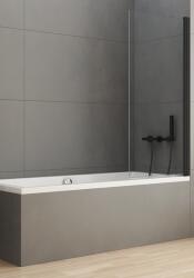 New Trendy New Soleo Black paravan cadă 80 cm o piesă negru mat/sticlă transparentă P-0070 (P0070)