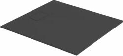 Excellent Lavano cădiță de duș dreptunghiulară 90x80 cm negru BREX. 1103.090. 080. BLN (BREX1103090080BLN)