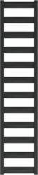 Lavita Hermes calorifer de baie decorativ 139x30 cm negru 5903918415544 (5903918415544)