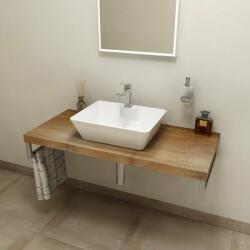 Sapho Avice blat 80x49.5 cm grafit-lemn AV088 (AV088)