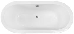 Besco Victoria cadă ovală 185x82 cm oval alb #WKV-185-WZ