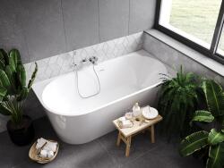 Besco Zoya cadă de perete 170x80 cm dreptunghiulară alb #WAS-170-ZPZ (#WAS170ZPZ)