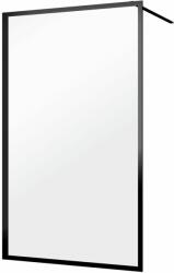 Sealskin Contour perete cabină de duș walk-in 100 cm negru mat/sticla transparentă CDA30986195100