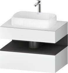 Duravit Qatego dulap 80x55x60 cm sub chiuveta pe perete alb-grafit QA4730049180010 (QA4730049180010)