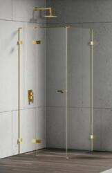 NEW TRENDY Eventa Gold Shine cabină de duș 120x90 cm dreptunghiular auriu luciu/sticlă transparentă EXK-4700 (EXK4700)