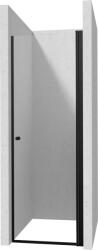 Deante Kerria Plus uși de duș 70 cm înclinabilă negru mat/sticlă transparentă KTSWN47P