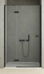 NEW TRENDY Reflexa Black uși de duș 140 cm înclinabilă negru semi lucios/sticlă transparentă EXK-4910