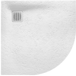 Roca Terran cădiță de duș semirotundă 90x90 cm alb AP10538438401100 (AP10538438401100)