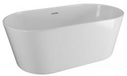 Polimat Uzo cadă freestanding 160x80 cm ovală alb 00221 (00221)