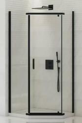 NEW TRENDY New Komfort Black cabină de duș 80x80 cm negru mat/sticlă transparentă K-0805 (K0805)
