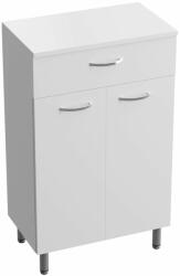 Lavita Basic Barato dulap cu blat 50x30x84 cm laterala pe picioare alb 5900378314172 (5900378314172)