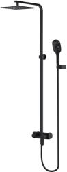 Omnires Sacramento set de duș perete cu duș de ploaie negru SC2344BL (SC2344BL)