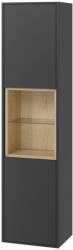 Excellent Tuto dulap 40x32x160 cm laterala pe perete gri-stejar MLEX. 0201.400. GRBL (MLEX0201400GRBL)