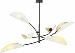 Emibig Lotus lampă de tavan 6x10 W alb-negru-auriu 1107/6 (11076)