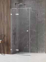 NEW TRENDY Avexa cabină de duș 90x80 cm dreptunghiular crom luciu/sticlă transparentă EXK-1459 (EXK1459)