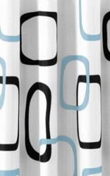 SAPHO perdea de duș 200x180 cm alb-multicolor ZP004 (ZP004) Perdea de dus
