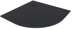 Excellent Arda cădiță de duș semirotundă 90x90 cm negru BREX. 1504.090. 090. BLN (BREX1504090090BLN)