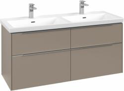 Villeroy & Boch Subway 3.0 dulap 127.2x46.2x57.6 cm sub chiuveta pe perete gri C568L0VM (C568L0VM)