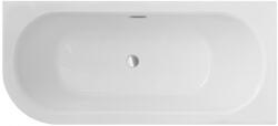 Besco Avita Slim+ cadă colțar slim 150x74.5 cm partea dreaptă alb #WAV-150-NPP (#WAV150NPP)