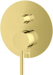 KOHLMAN Axel Gold baterie cadă-duș ascuns auriu QW210AGD