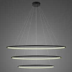 Altavola Design Ledowe Okręgi lampă suspendată 3x113 W negru LA075/P_120_in_3k_black