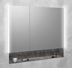 SAPHO Integra dulap 95.5x16.5x70 cm cu oglindă gri IN095