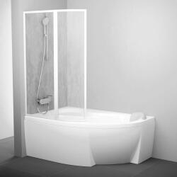 RAVAK Rosa paravan cadă 109 cm două piese alb luciu/plastic 76LB010041 (76LB010041)