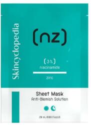 Skincyclopedia Mască de țesătură împotriva acneei, cu niacinamidă - Skincyclopedia Sheet Mask 20 ml