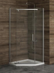 NEW TRENDY New Komfort cabină de duș 100x80 cm crom luciu/sticlă transparentă K-0809 (K0809)