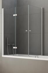 New Trendy New Soleo paravan cadă 120 cm trei piese crom luciu/sticlă transparentă P-0030/P-0024 (P0030/P0024)