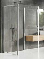 NEW TRENDY Prime cabină de duș 110x90 cm dreptunghiular crom luciu/sticlă transparentă K-0874 (K0874)