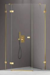 NEW TRENDY Avexa Gold Shine cabină de duș 100x80 cm auriu luciu/sticlă transparentă EXK-3849 (EXK3849)
