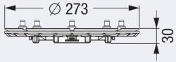 KESSEL rigolă duș cm 48410 (48410)