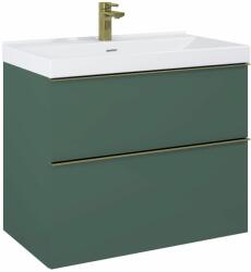 Elita Look dulap 80x44.9x63.5 cm sub chiuveta pe perete verde RE010801027010 (RE010801027010)