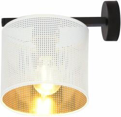 Emibig Jordan lampă de perete 1x15 W alb-negru-auriu 1145/K1 (1145K1)