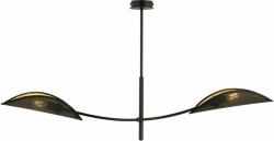 Emibig Lotus lampă de tavan 2x40 W negru-auriu 1106/2 (11062)