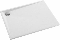 Omnires Stone cădiță de duș dreptunghiulară 100x80 cm alb STONE80/100BM (STONE80100BM)