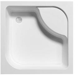Polimat Tenor cădiță de duș pătrată 80x80 cm alb 00326