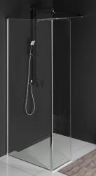 POLYSAN Modular Shower perete cabină de duș walk-in 100 cm crom luciu/sticla transparentă MS2A-100