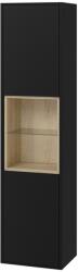 Excellent Tuto dulap 40x32x160 cm laterala pe perete negru-stejar MLEX. 0201.400. BKBL (MLEX0201400BKBL)