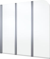 Oltens Blanda paravan cadă 120 cm trei piese crom luciu/sticlă transparentă 23301100 (23301100)