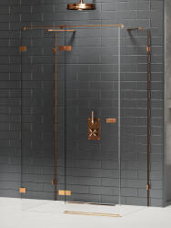 NEW TRENDY Avexa Copper Brushed cabină de duș 120x80 cm dreptunghiular EXK-3715