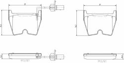 BREMBO set placute frana, frana disc BREMBO PRIME LINE P 85 138 (P 85 138)