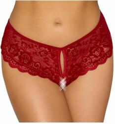 Cottelli Collection - nyitott csipke bugyi (piros) (23109703051) - shop