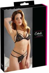 Cottelli Collection - Nyitott csipkeszett (fekete) (22112541041) - shop